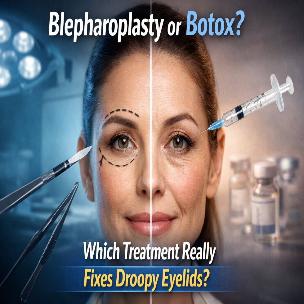 بلفاروپلاستی یا بوتاکس؛ کدام برای افتادگی پلک بهتر است؟